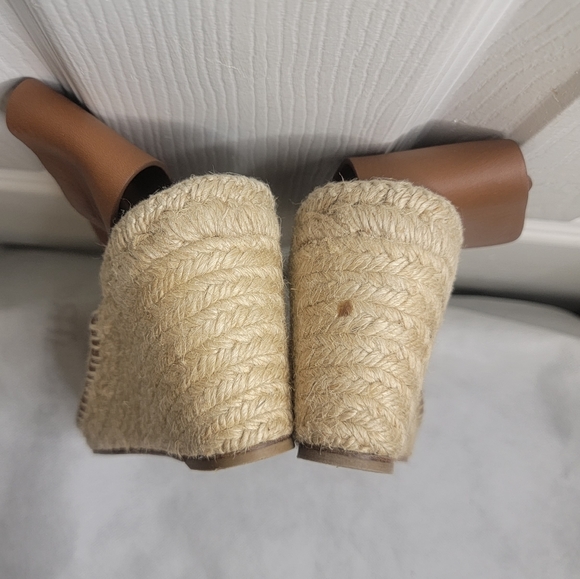 Céline Phoebe Philo Leather Espadrille Wedges size 39 - Picture 10 of 16